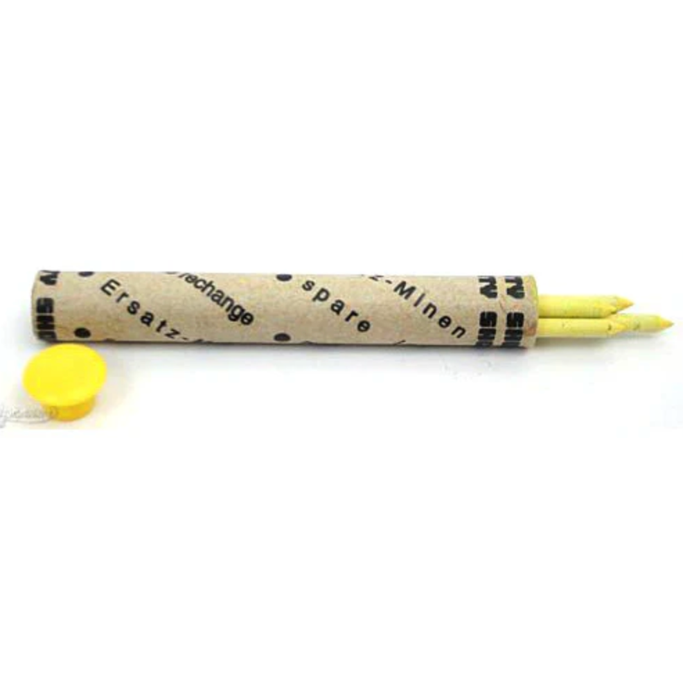 Wörther 3.15mm 7B Graphite Lead & Ballpoint Refills, Yellow