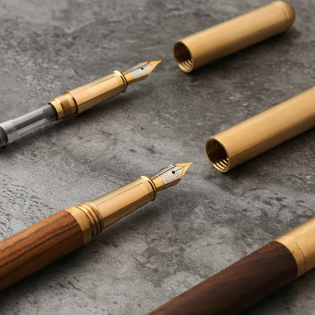 Wood Fountain Pens The Hemingway Fountain Pen, Nib Detail