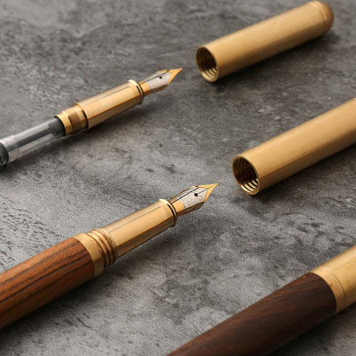 Wood Fountain Pens The Hemingway Fountain Pen, Nib Detail