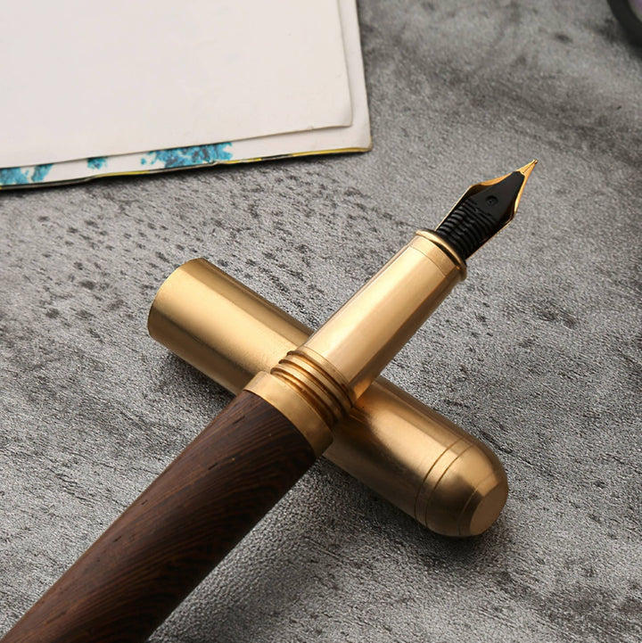 Wood Fountain Pens The Hemingway Fountain Pen, Nib Detail 2
