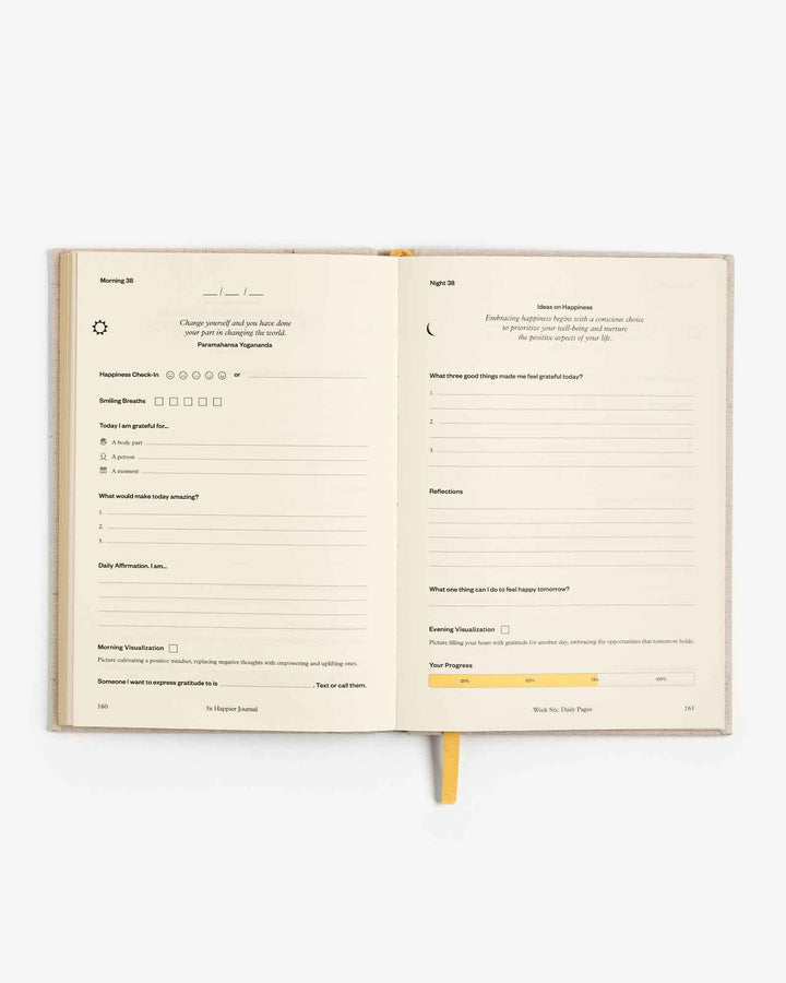 3x Happier Journal | Guided Mental Wellness Journal