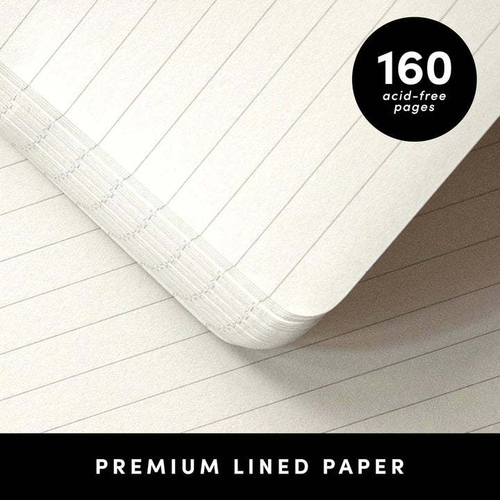 Spiral Bound Hardcover Lined Notebook