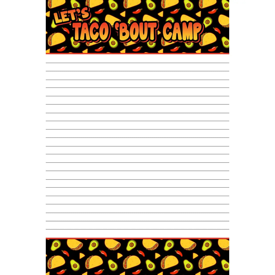 Hi from Camp! Blank Stationery