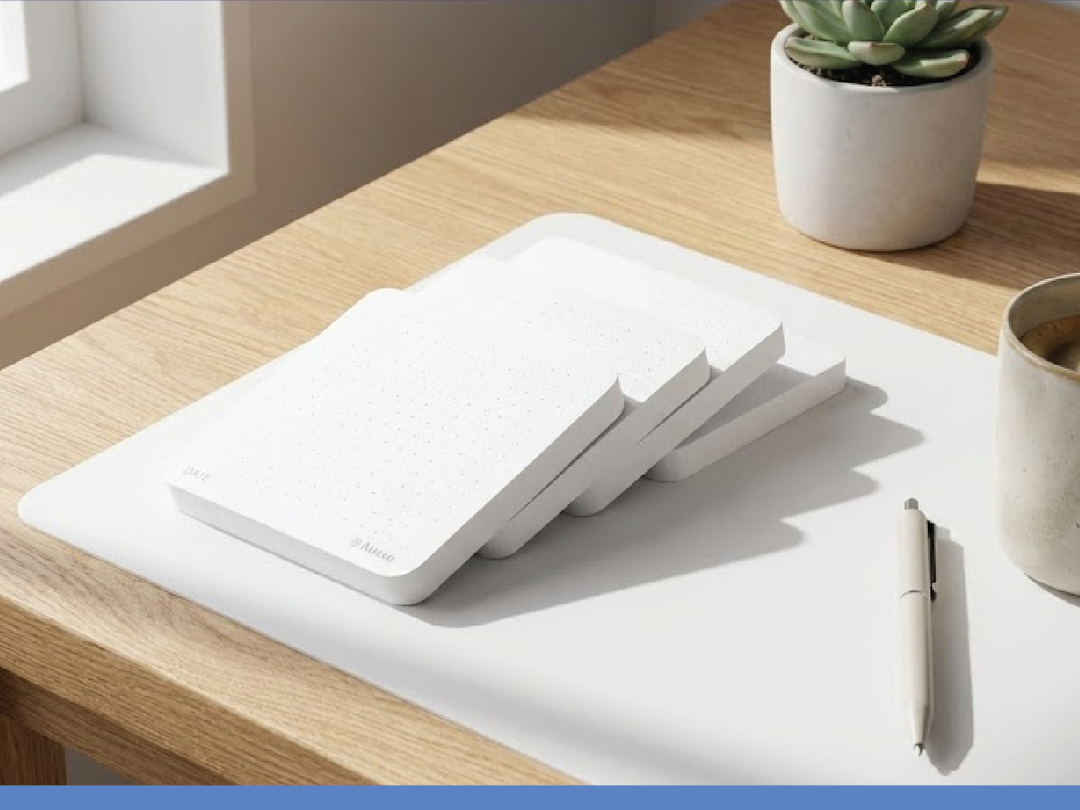 Dot Grid Sticky Notes / 4 pk