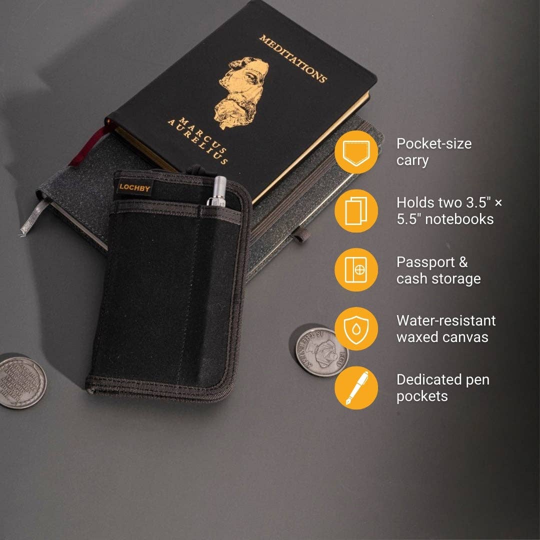 Waxed Canvas Pocket Journal