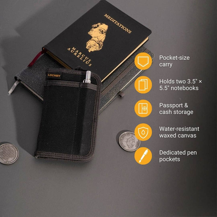 Waxed Canvas Pocket Journal