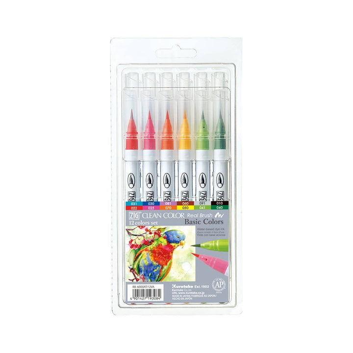 Clean Color Real Brush 12 Color Sets