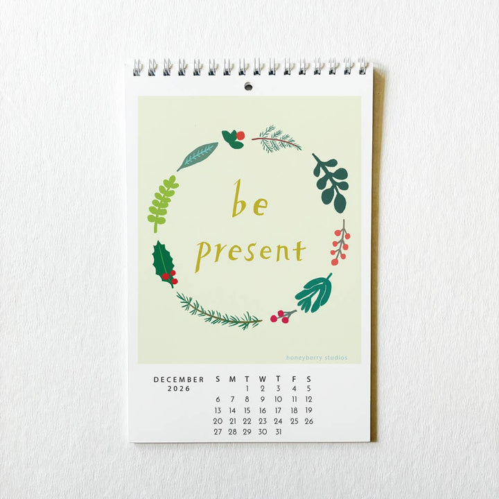 2026 Bloom in Your Own Time Wall Calendar