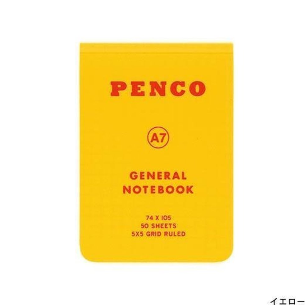 Yellow a7 penco general notebook.