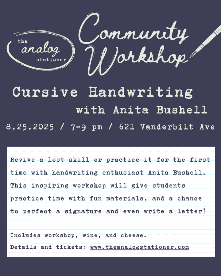 Cursive Handwriting with Anita Bushell