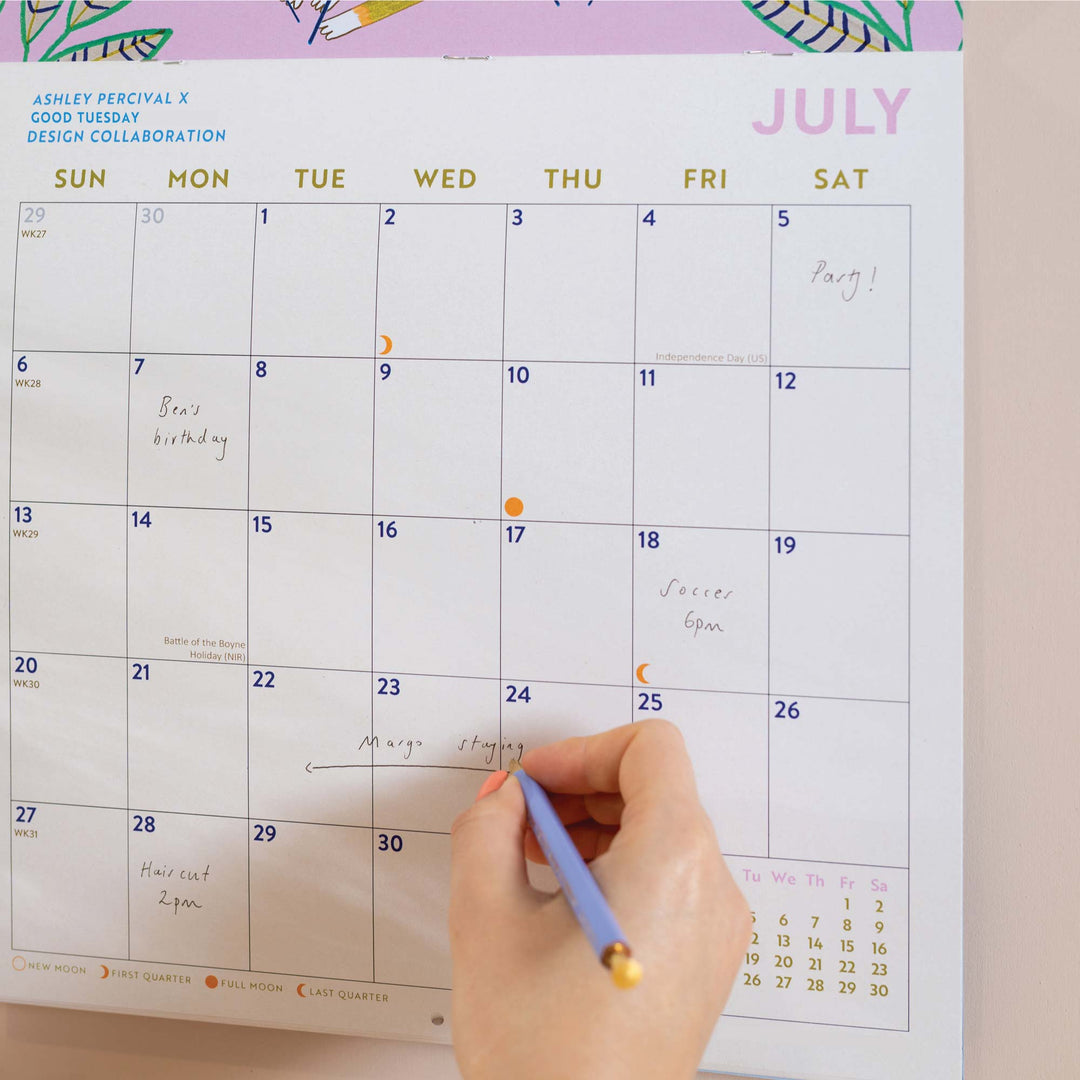 2026 Folk Animals & Retro Future Spacescapes Wall Calendars | Ashley Percival Collection