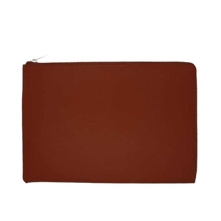 Recycled Leather L-Zipper Folio