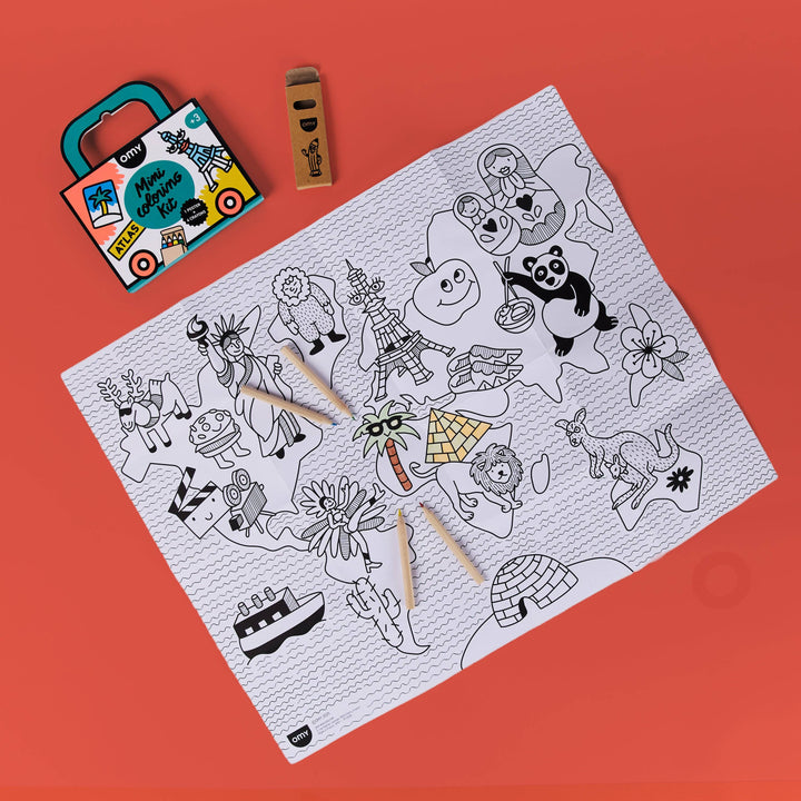 Mini Pocket Coloring Atlas