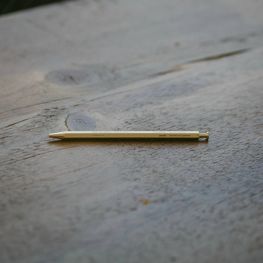 Gel Brass Ballpoint Pen