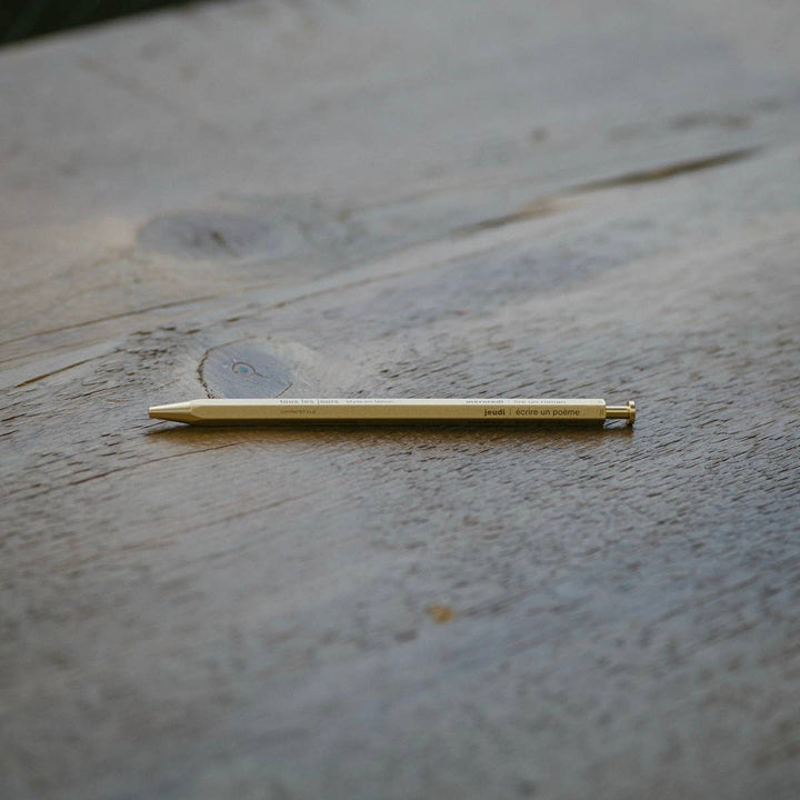 Gel Brass Ballpoint Pen