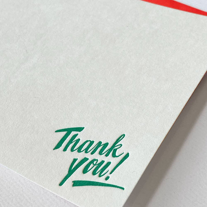 Boxed Set of Letterpress Thank You Cards