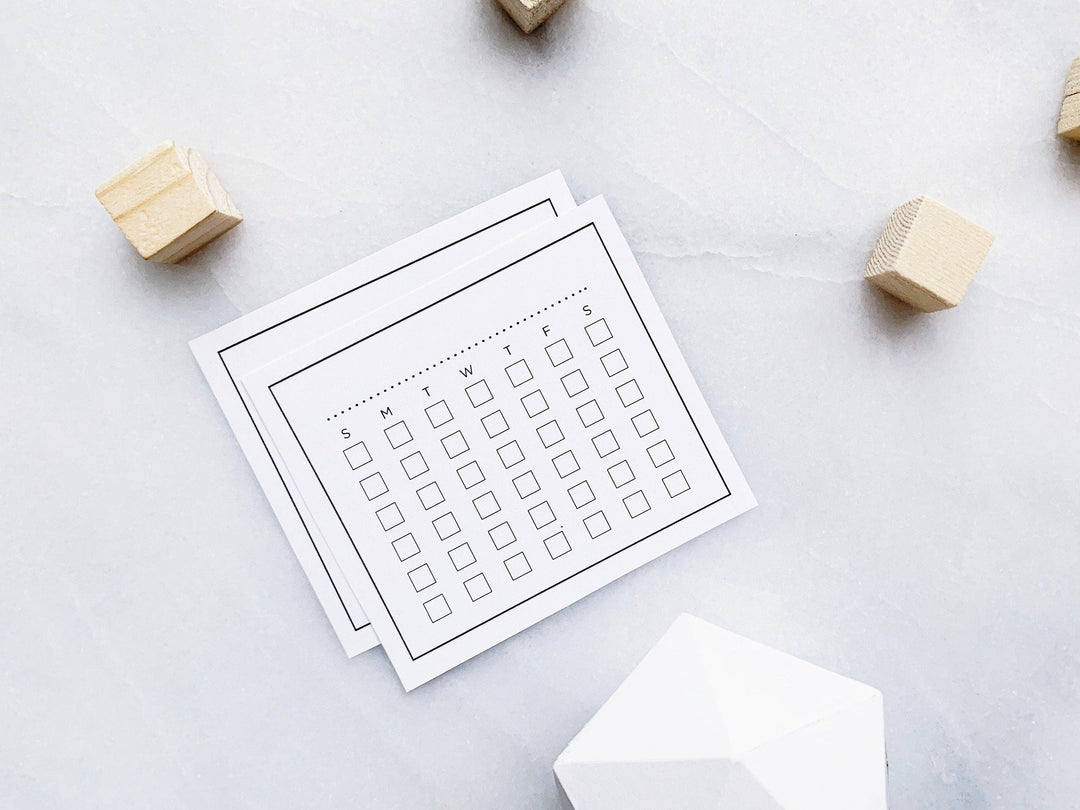 Rectangle Month Habit Tracker