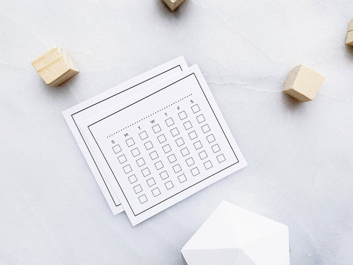 Rectangle Month Habit Tracker