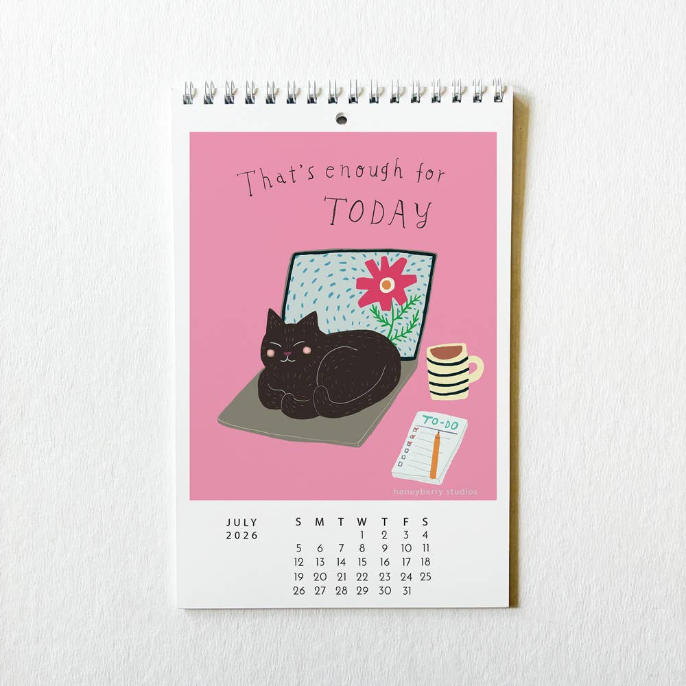 2026 Bloom in Your Own Time Wall Calendar