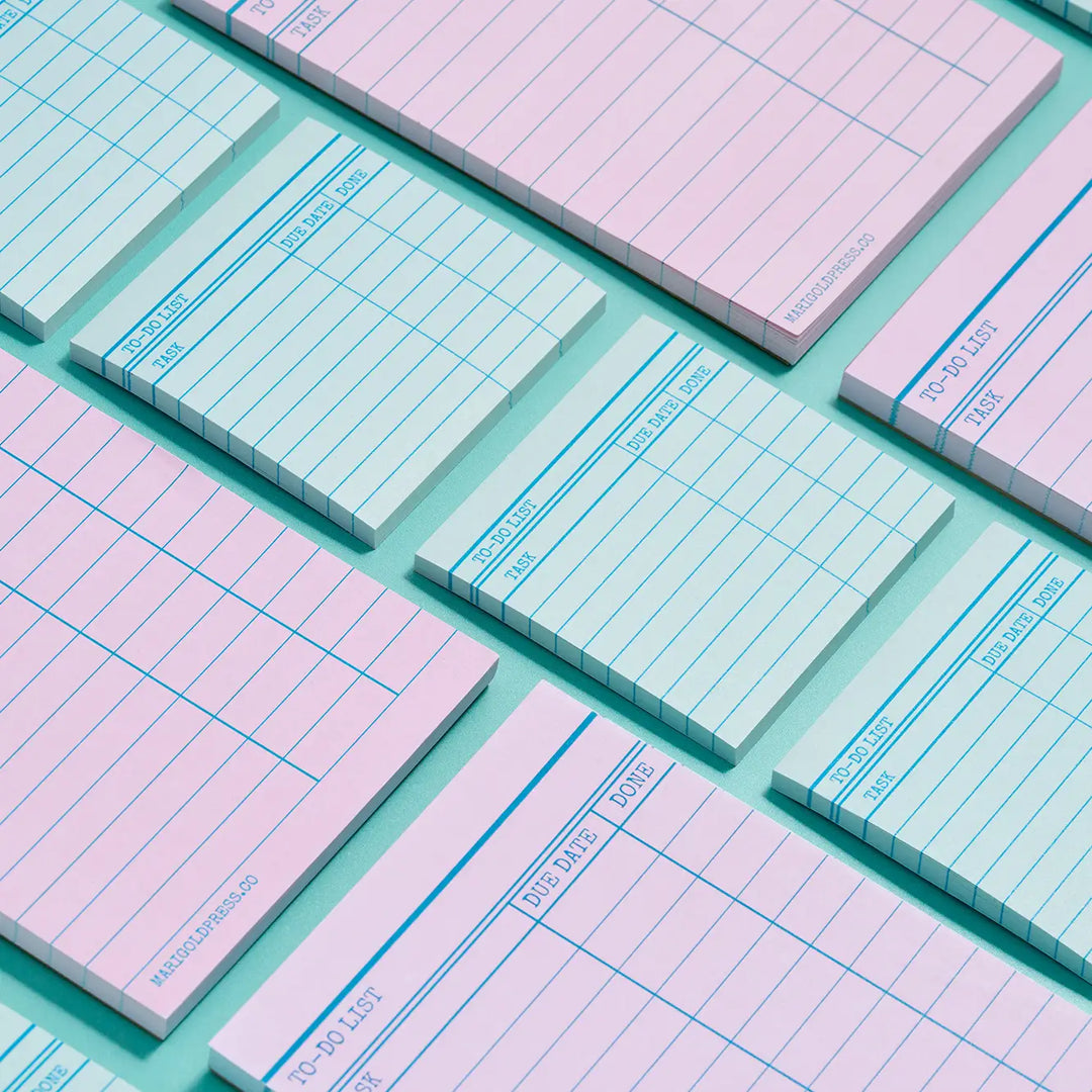 Library Card Post-It Sticky Notes