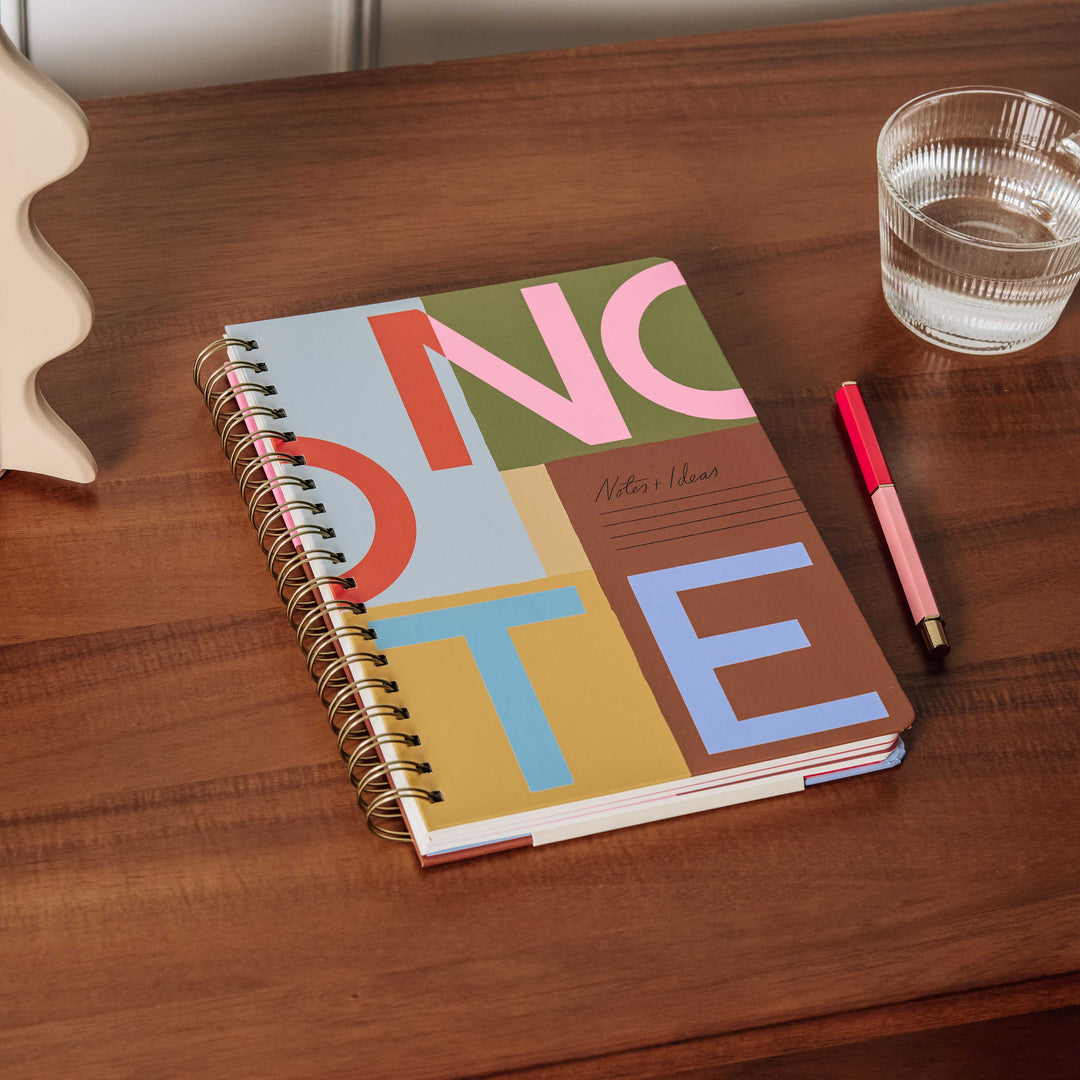 Hardcover Spiral Notebook