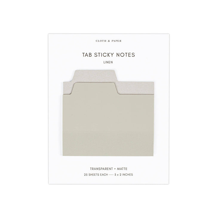 Blank Tab Sticky Note Set
