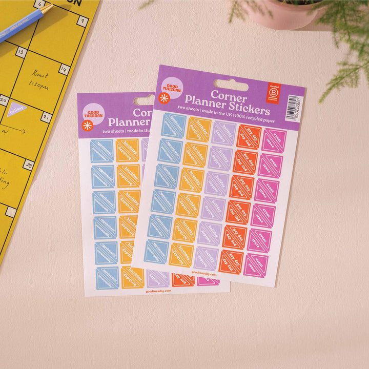 Corner Planner Stickers