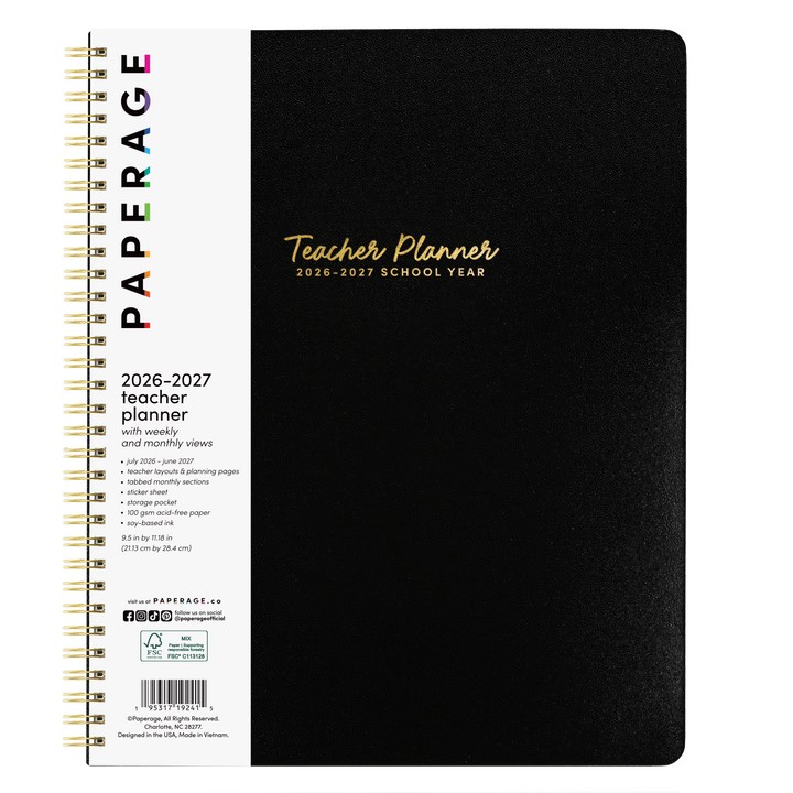 2026 - 2027 Teacher Planner