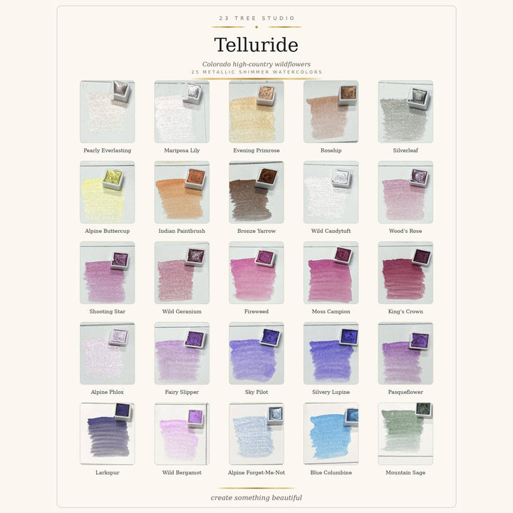 Metallic Shimmer Watercolor Gift Set