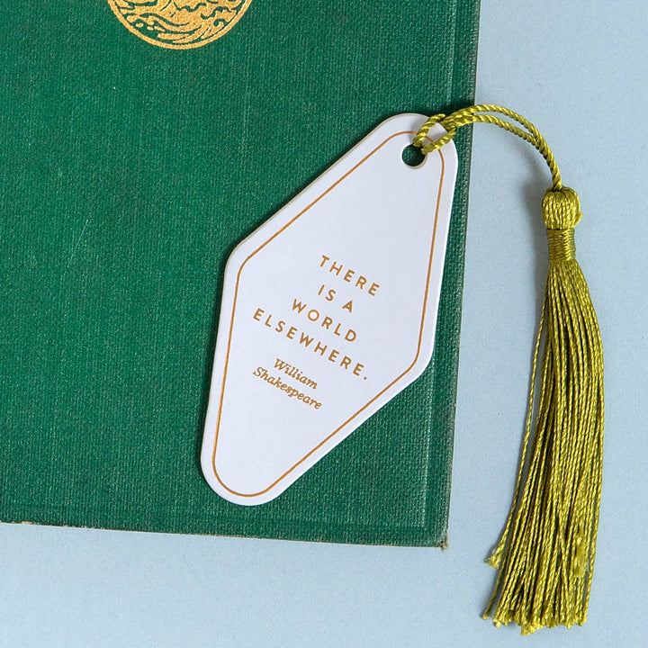 There Is A World Faux Leather Bookmark