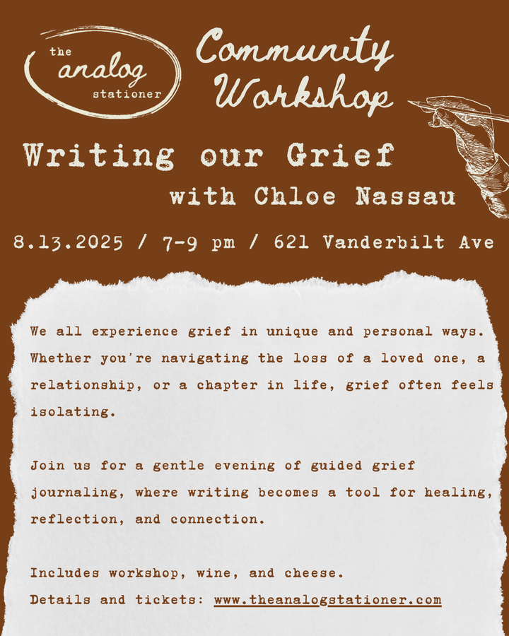 Writing our Grief with Chloe Nassau