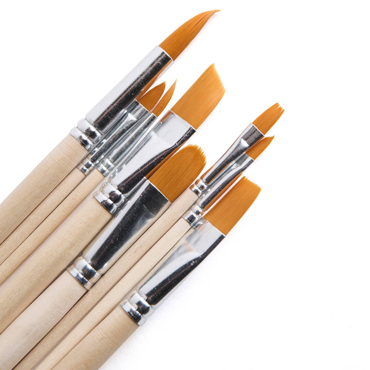 Paintbrush Set w/ Button Closure