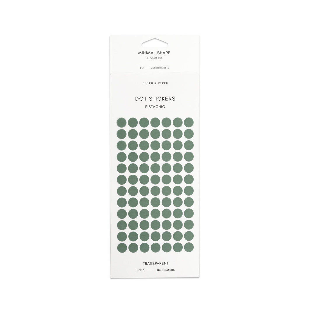 Transparent Dot Sticker Set