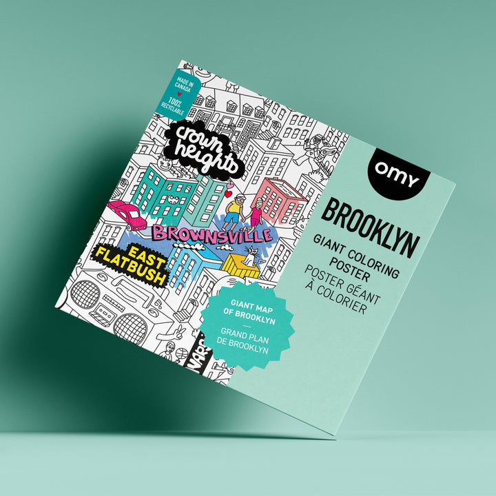 Giant Brooklyn Coloring Poster