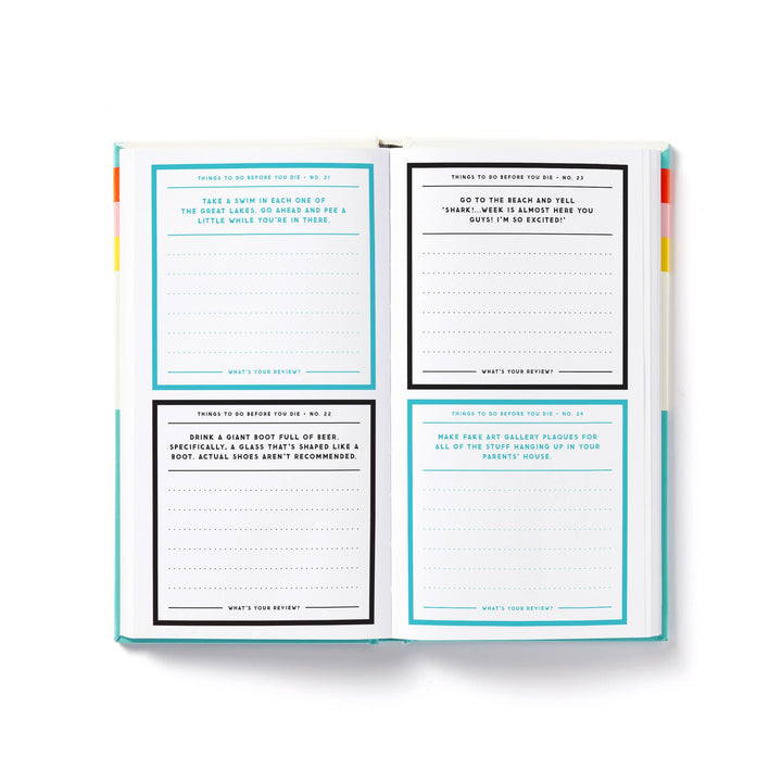 A Million Things to Do Before You Die