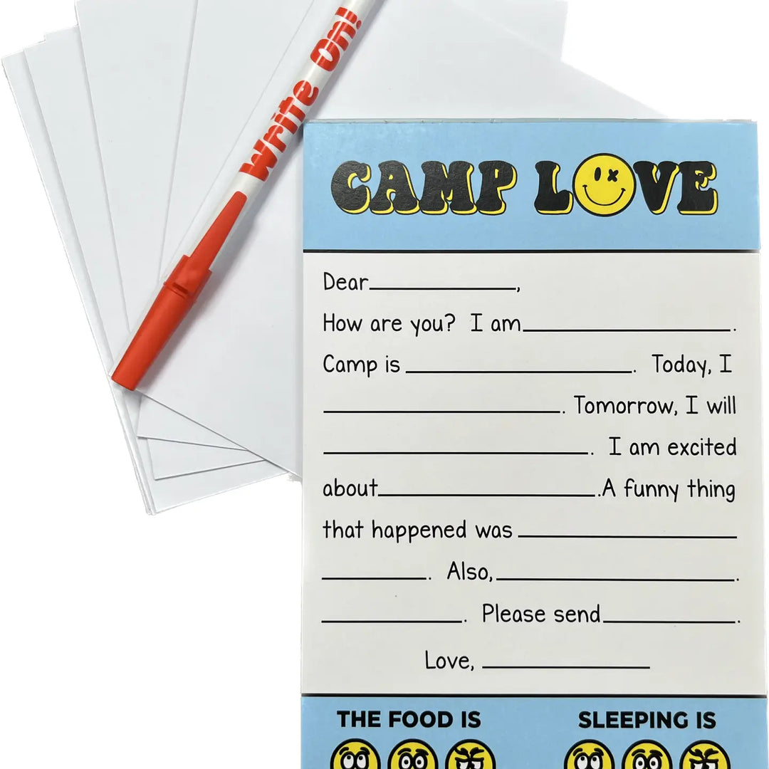 Hi from Camp! Fill in the Blank Stationery