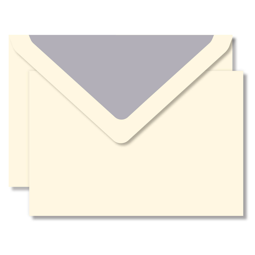 Cream Laid Note Card Box