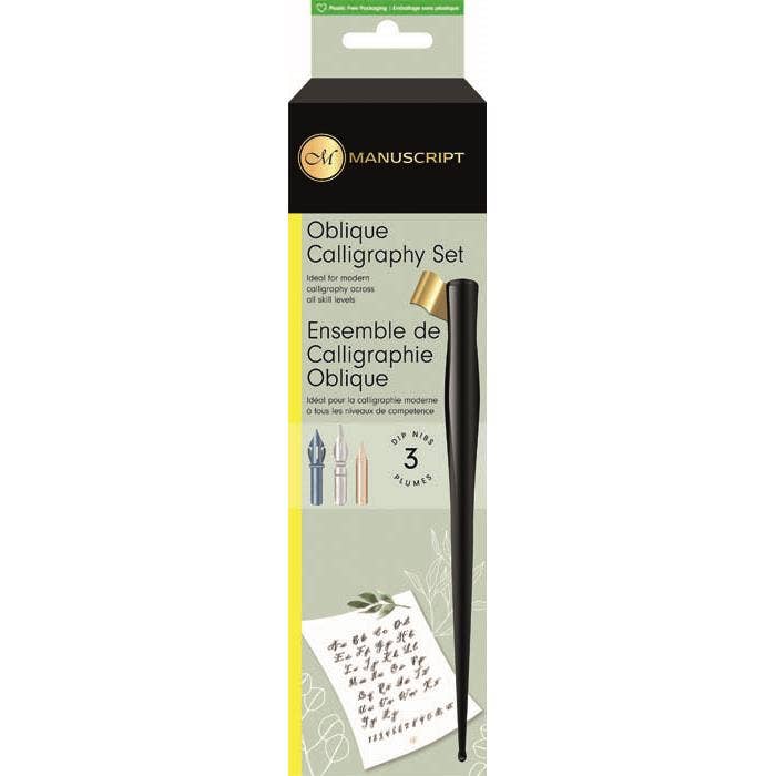 Modern Calligraphy Oblique Dip Pen Set