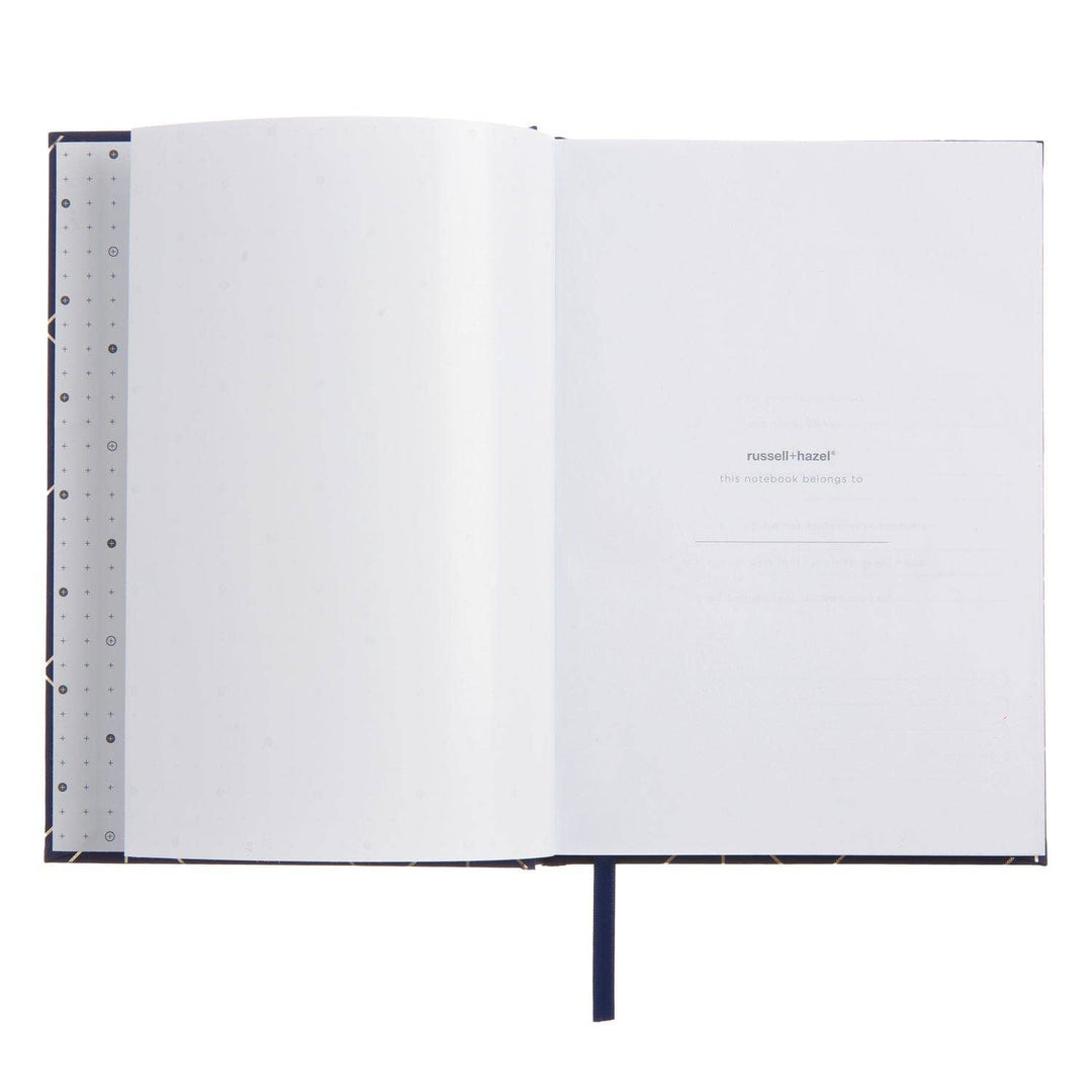 Navy and Gold Foil Journal