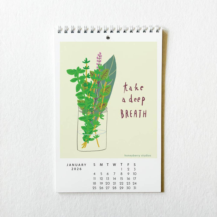2026 Bloom in Your Own Time Wall Calendar