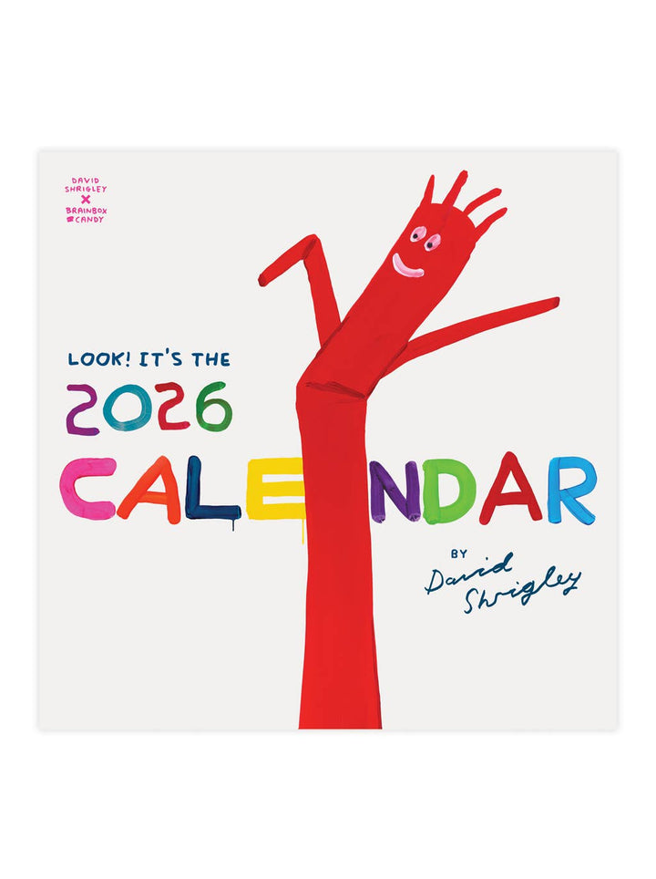 David Shrigley Official Exclusive 2026 Wall Calendar
