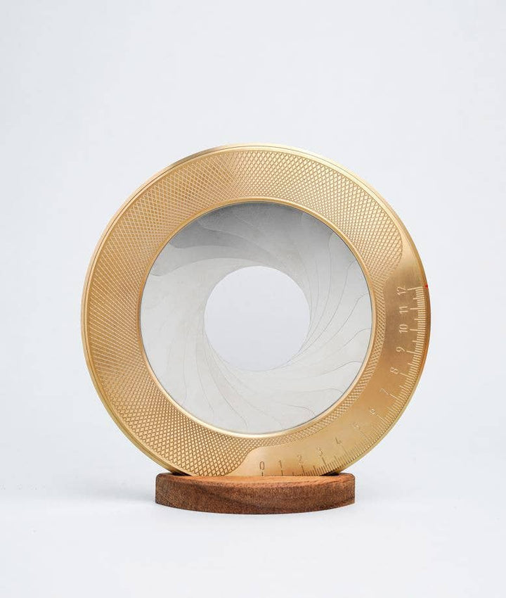 IRIS - Solid Brass and Steel Aperture Drawing Compass