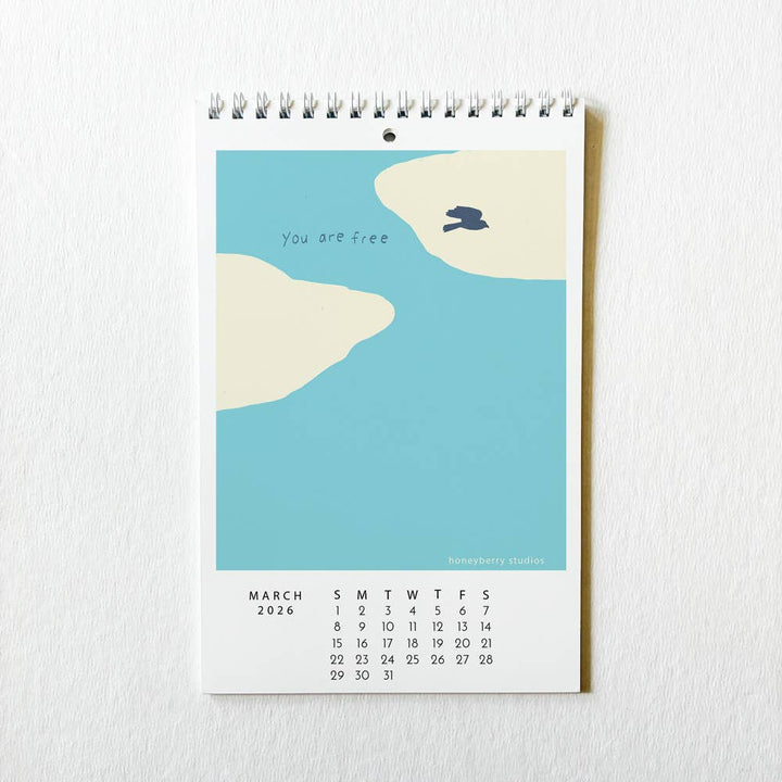 2026 Bloom in Your Own Time Wall Calendar