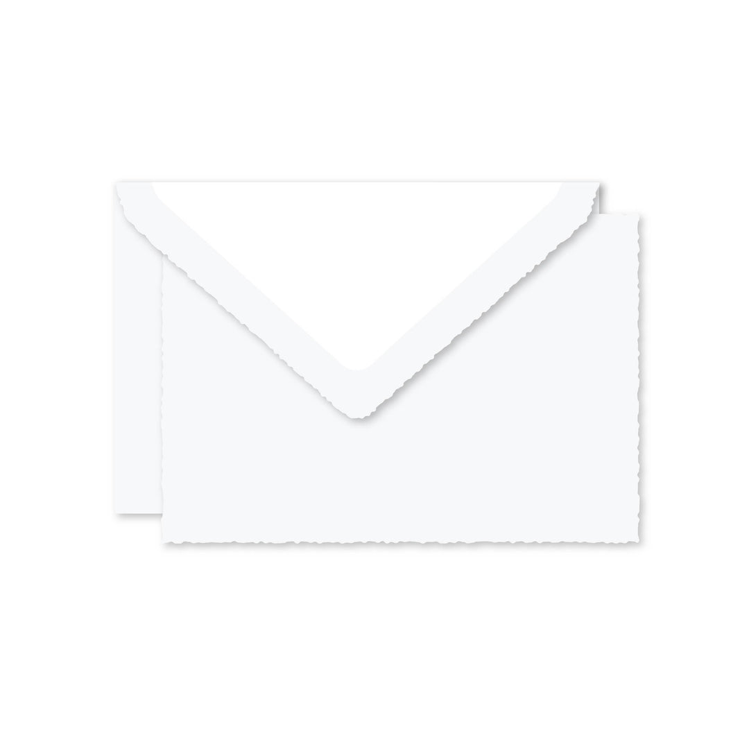 Classic Laid Deckle Edge Note Card Sets