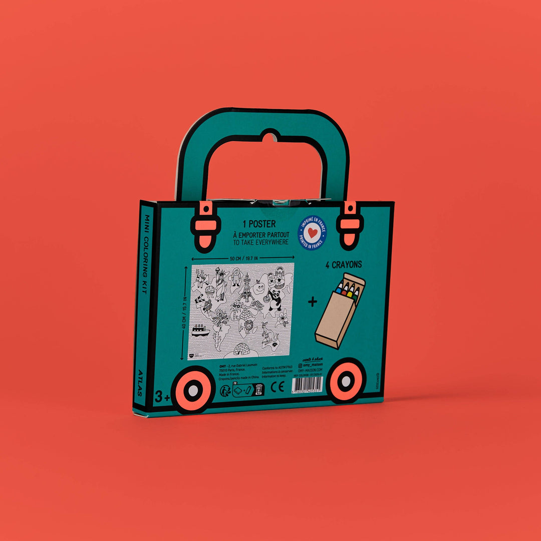 Mini Pocket Coloring Atlas