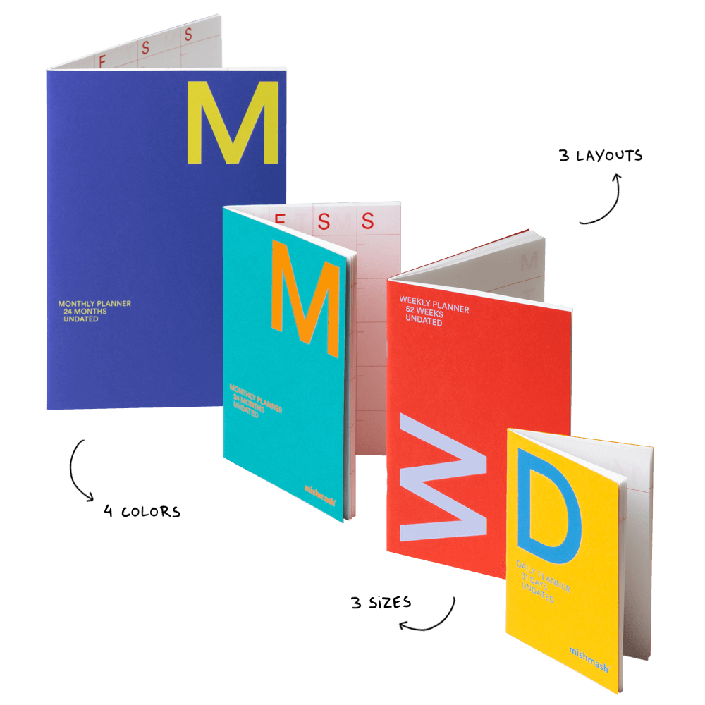 Undated Weekly/Monthly Planner