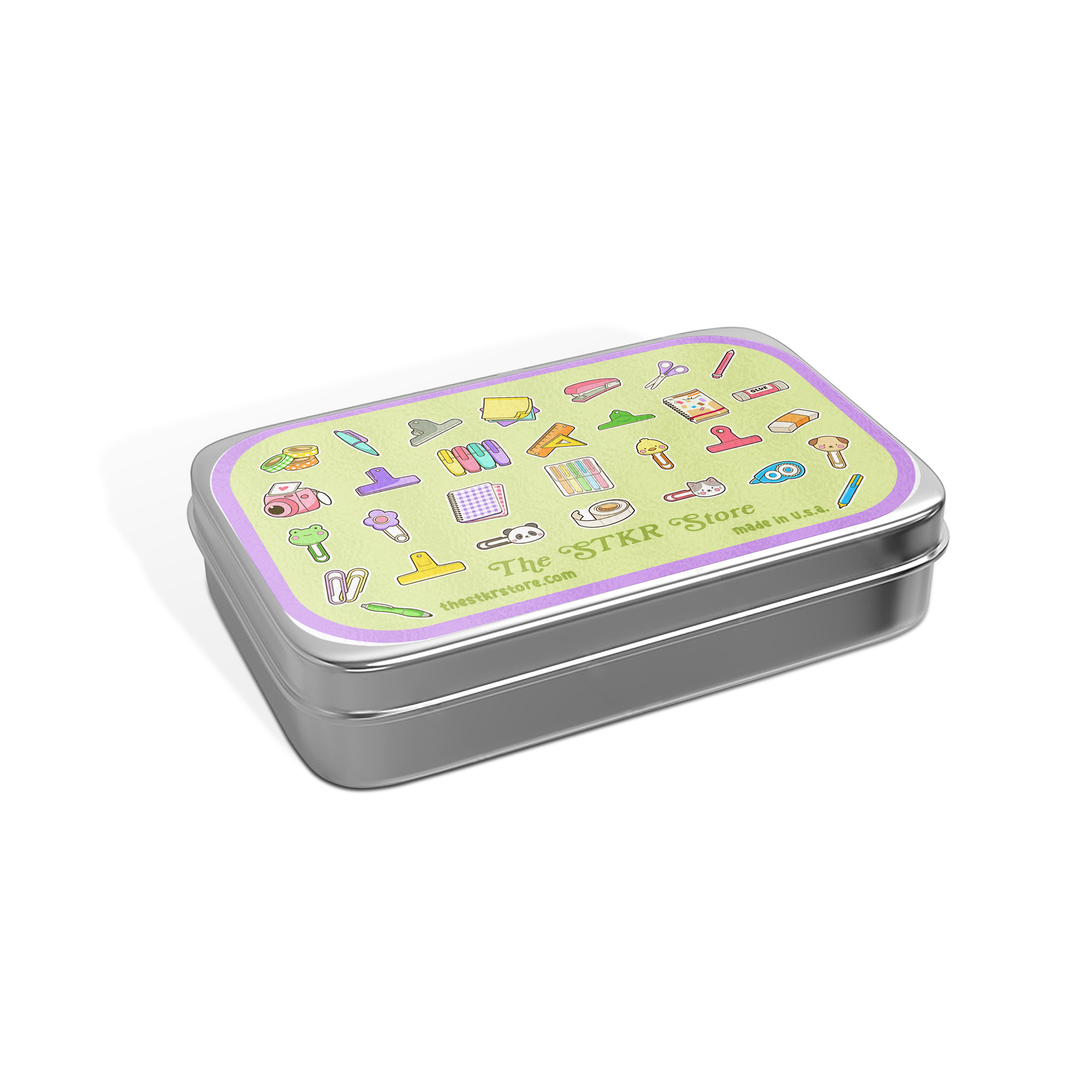 Tin Container Stickers