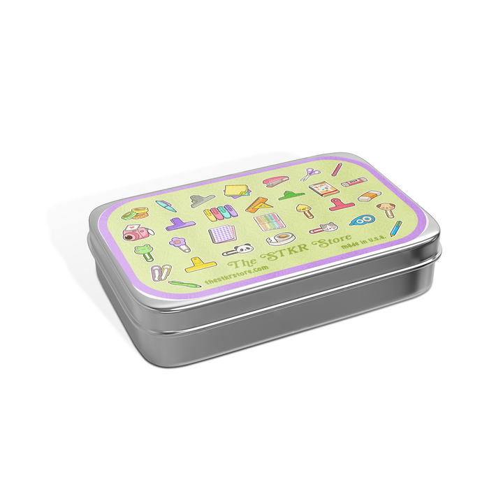 Tin Container Stickers