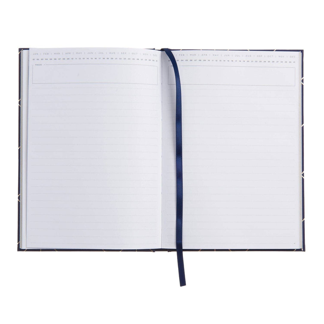 Navy and Gold Foil Journal