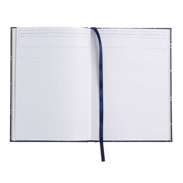 Navy and Gold Foil Journal